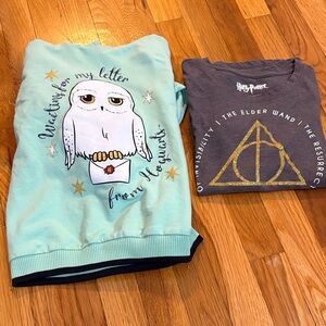 2 Harry Potter themed tops